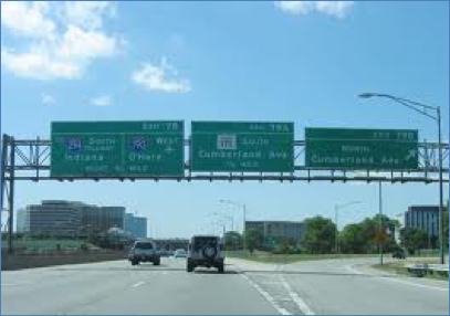 IDOT District One, I-90 from I-190 East to IL 43 (Harlem Ave.)