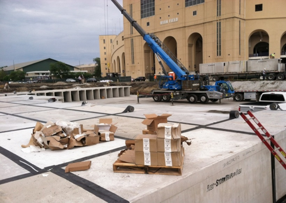 Ryan Field West Improvements, Storm Water Detention Facility
