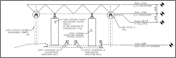 Illinois Tollway - Design Upon Request TO#9 and TO#12 Plaza and Canopy Repairs